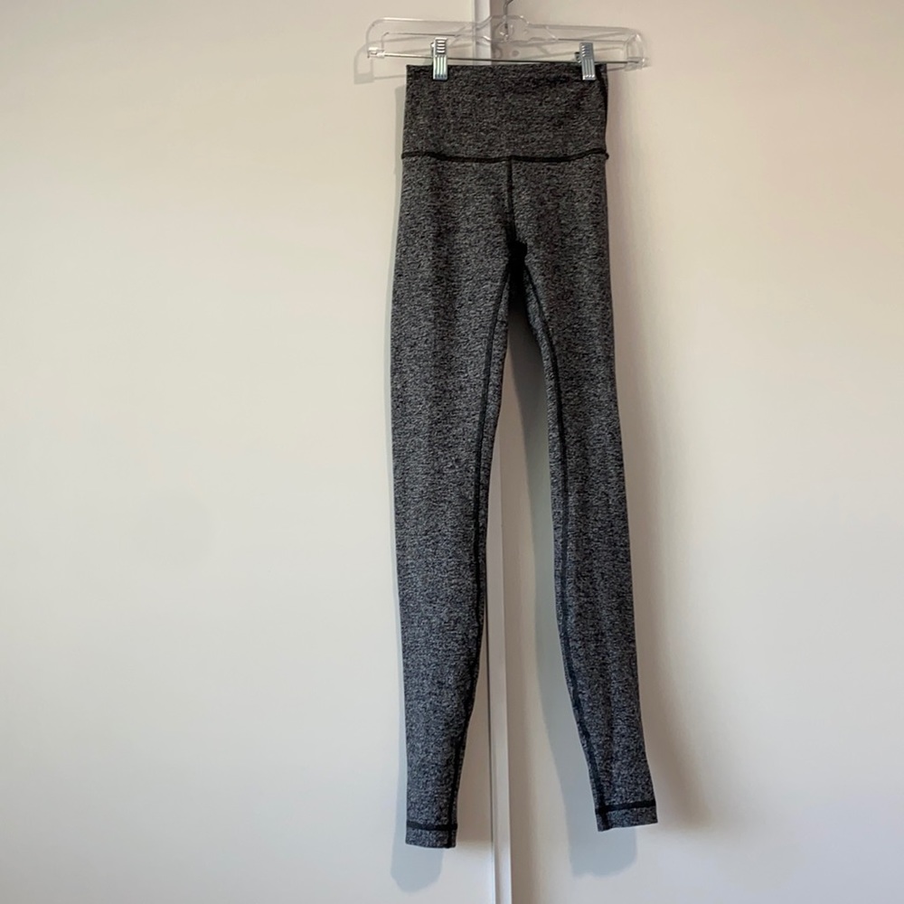 Size 2 Grey Wunder Under Lululemon Leggings